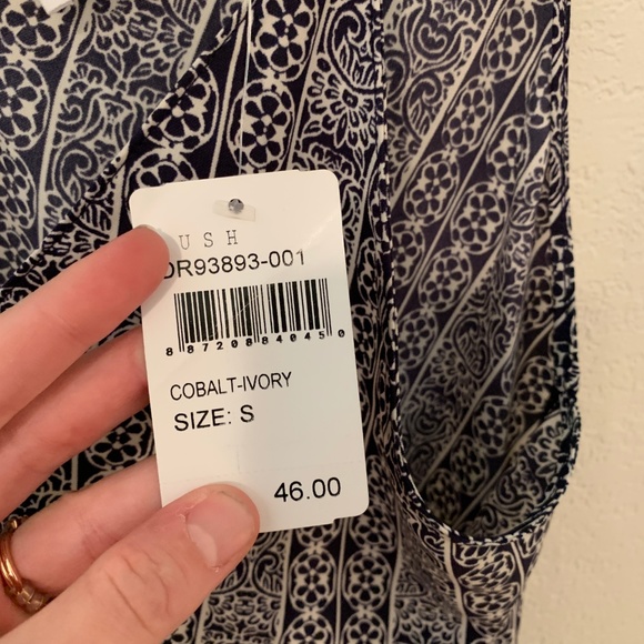 Lush - Swing dress - Cobalt patterned - Picture 3 of 4